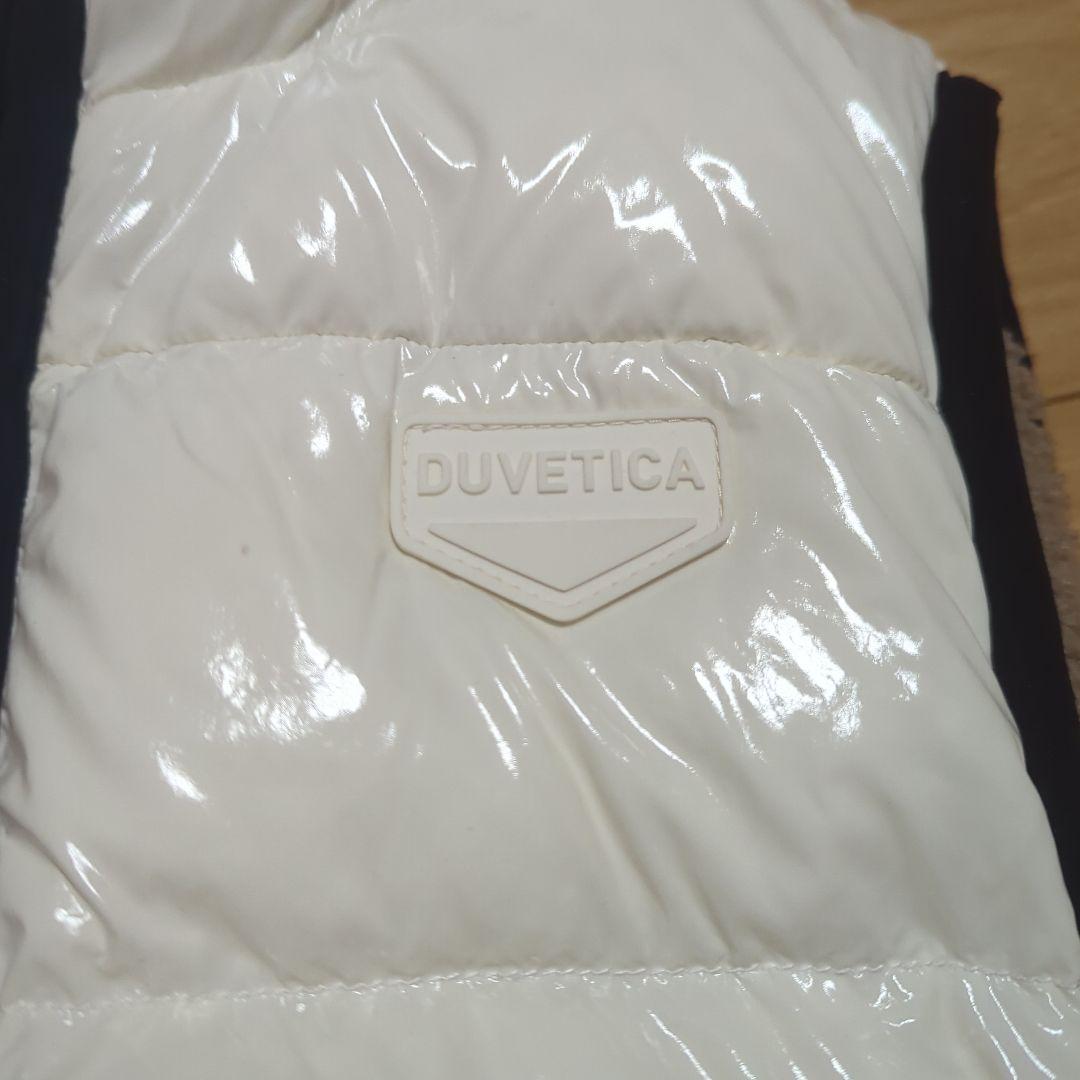 DUVETICA ホワイト ノースリーブダウンジャケット