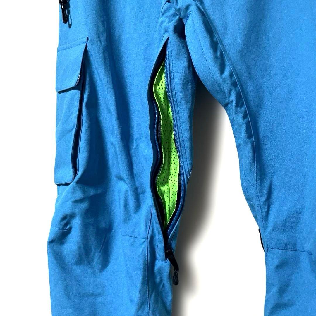 人気美品❗️ VOLCOM ボルコム　スノーボードパンツ　ブルー　メンズ　Mサイズ