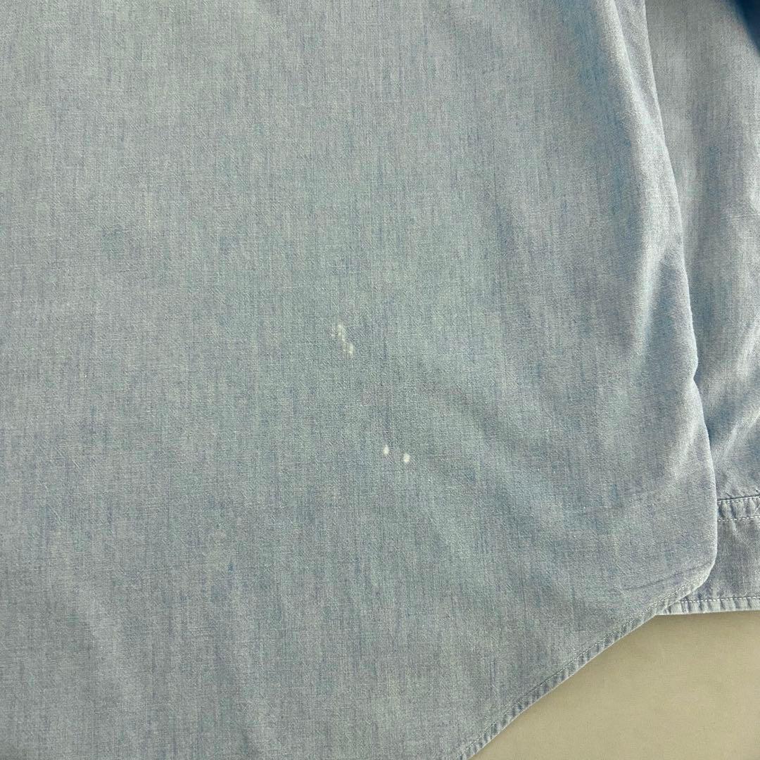 90s USA製 Polo Ralph Lauren シャンブレーシャツ XL