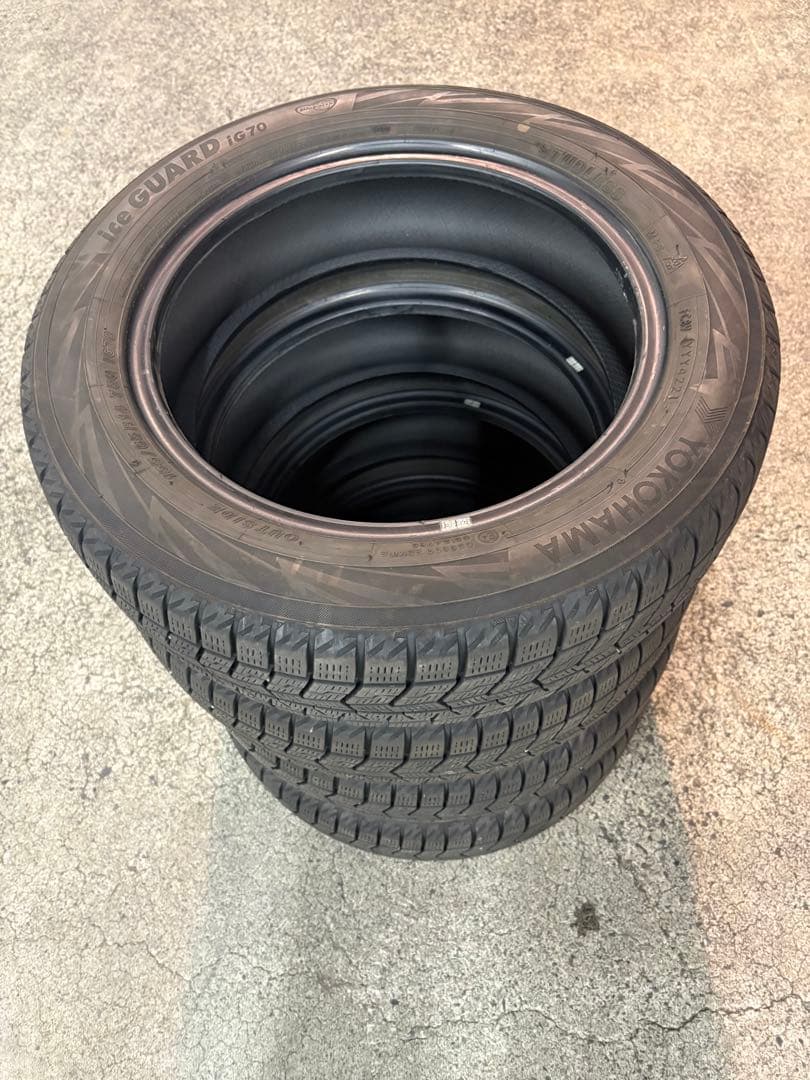 2021年製造155/65R14ヨコハマアイスガードIG70中古4本送料込み