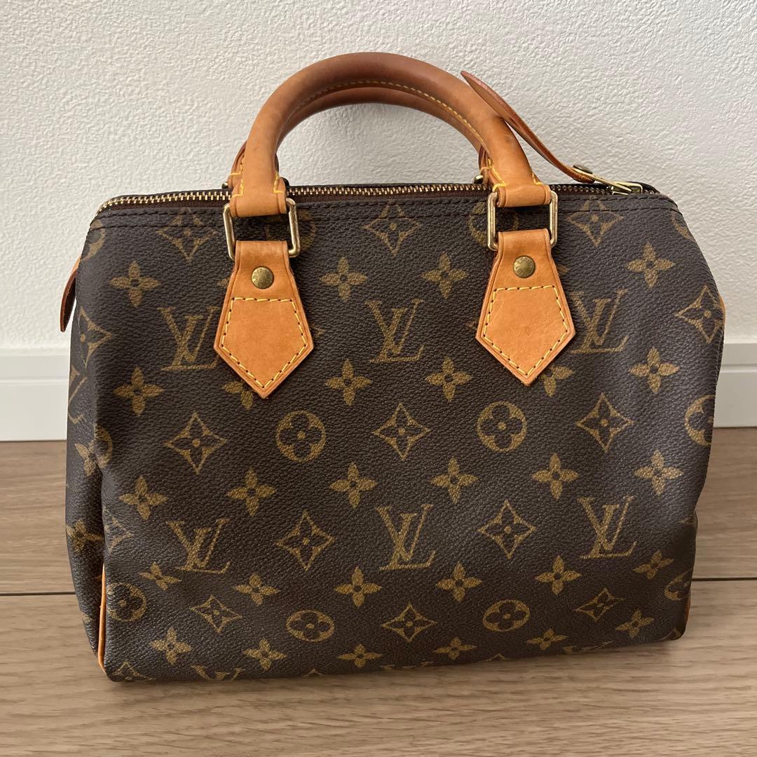 Louis Vuitton モノグラム ハンドバッグ スピーディ25 南京錠