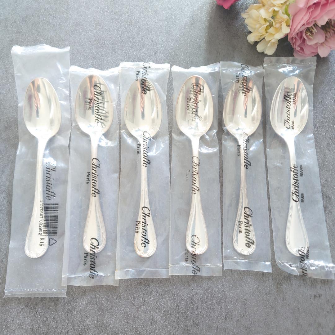 美品 クリストフル リュバン コーヒースプーン 未開封含む 6点