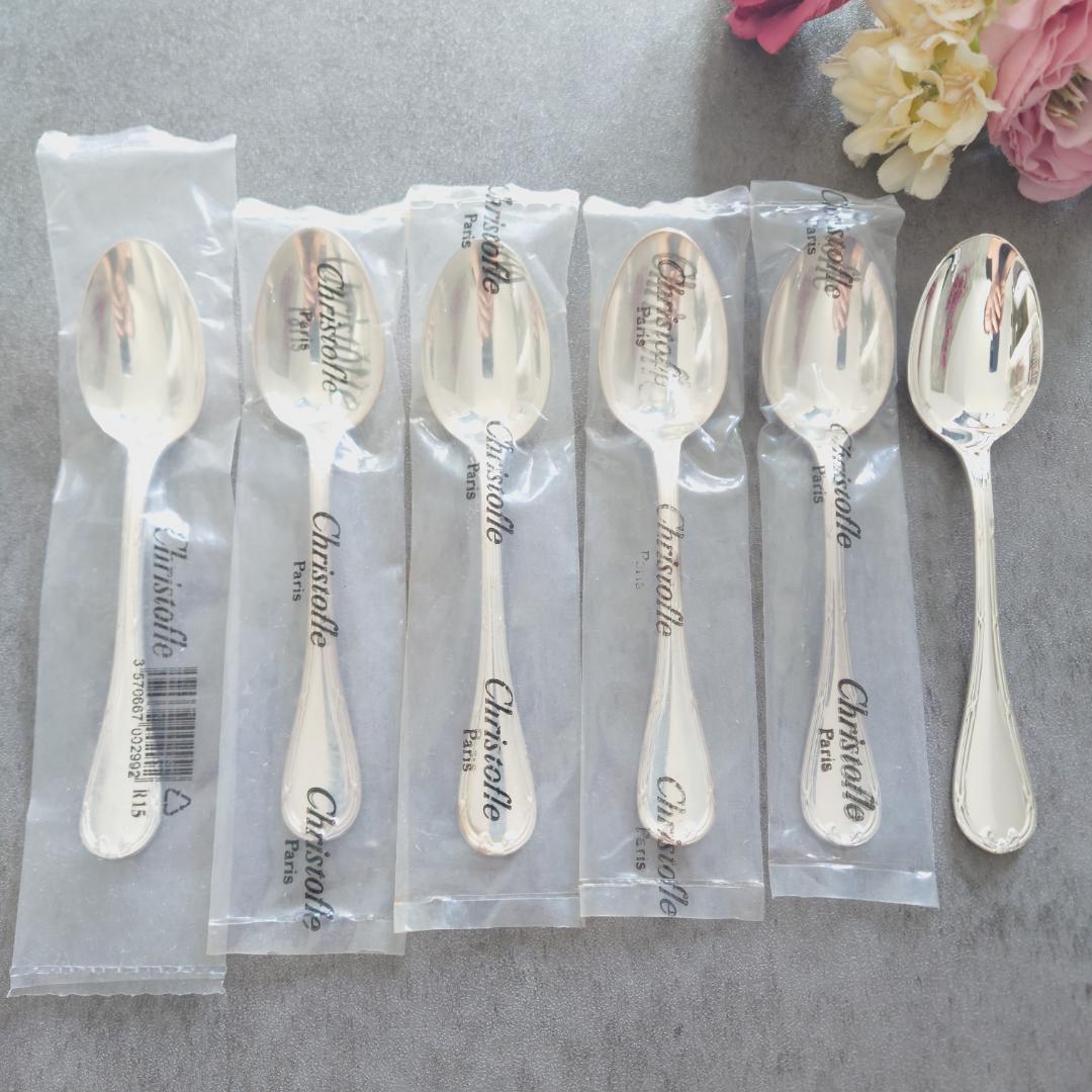美品 クリストフル リュバン コーヒースプーン 未開封含む 6点