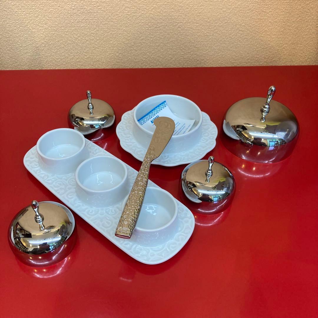 ALESSI DRESSED バターディッシュ＆ジャムトレイ 未使用