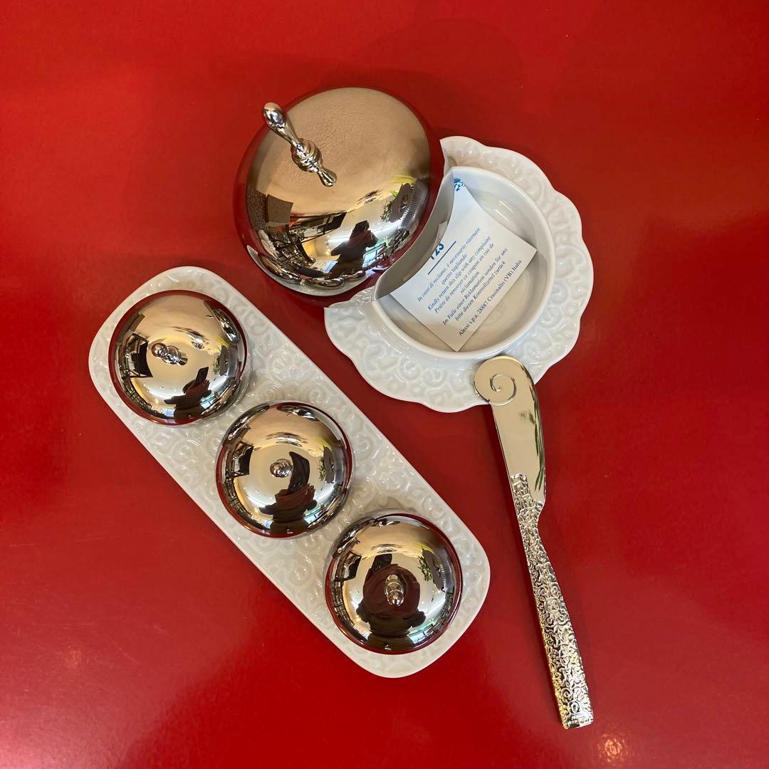 ALESSI DRESSED バターディッシュ＆ジャムトレイ 未使用