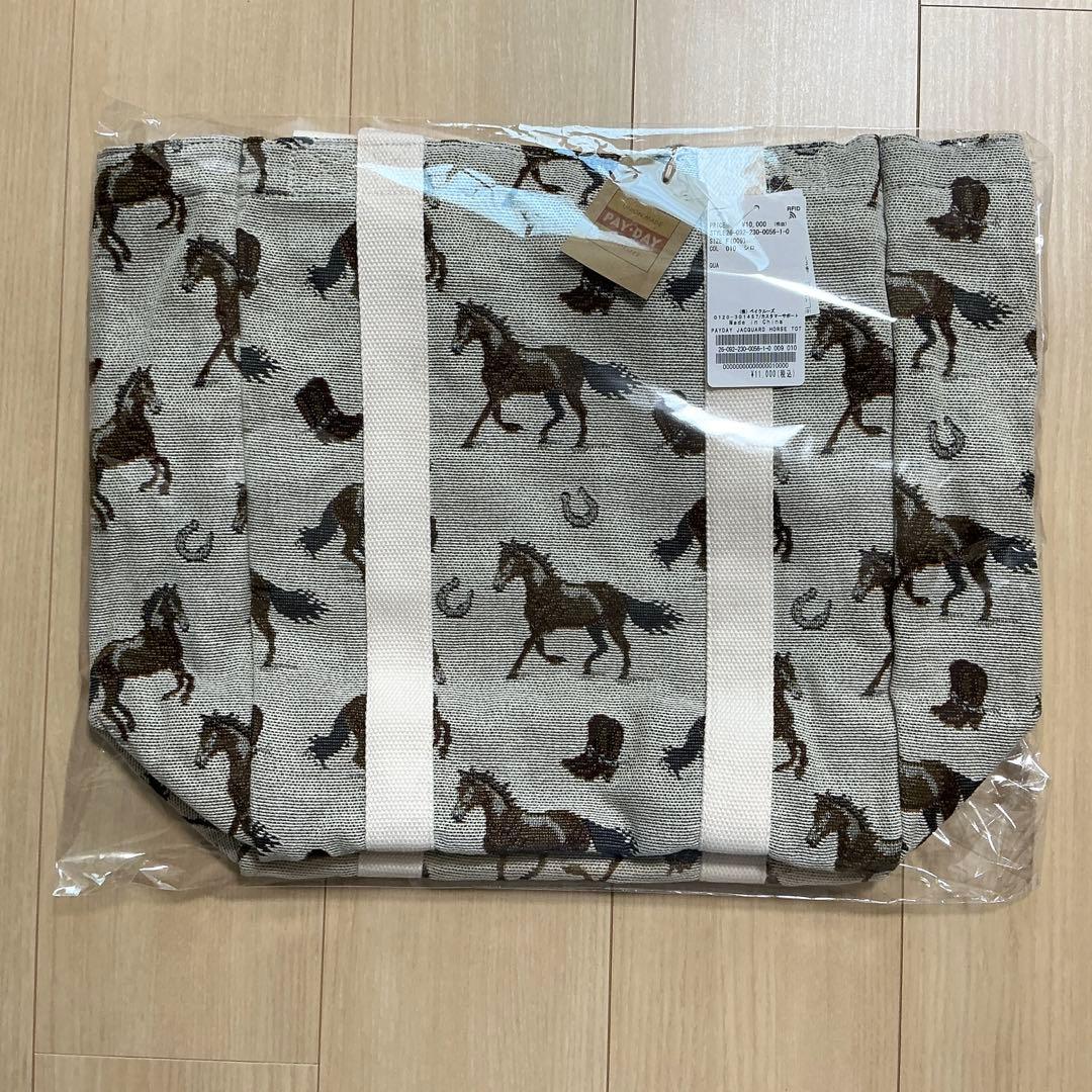 FRAMeWORK PAYDAY 別注JACQUARD HORSE トート