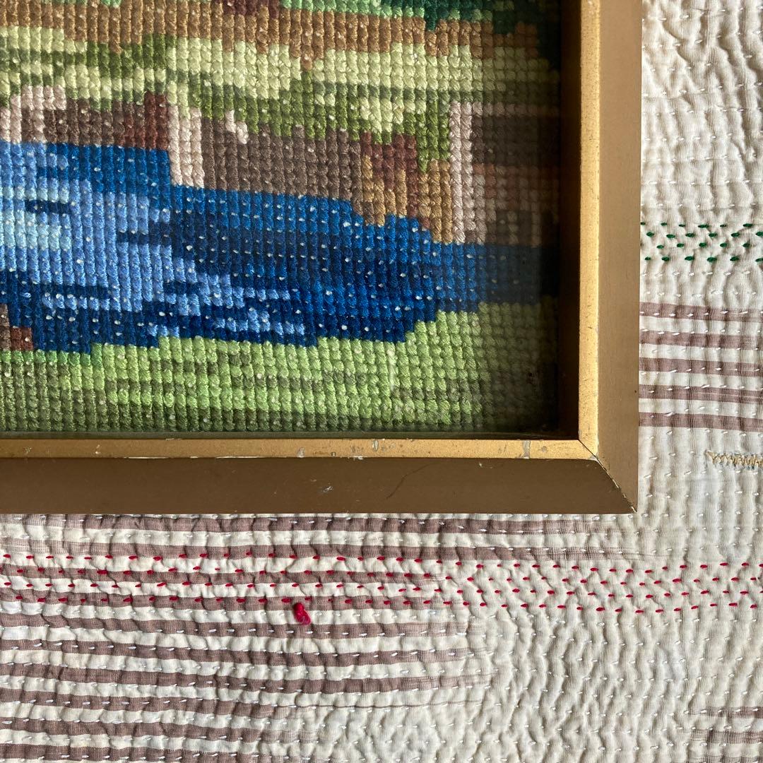 小物入れ 70s Weaving Textile Wall Art