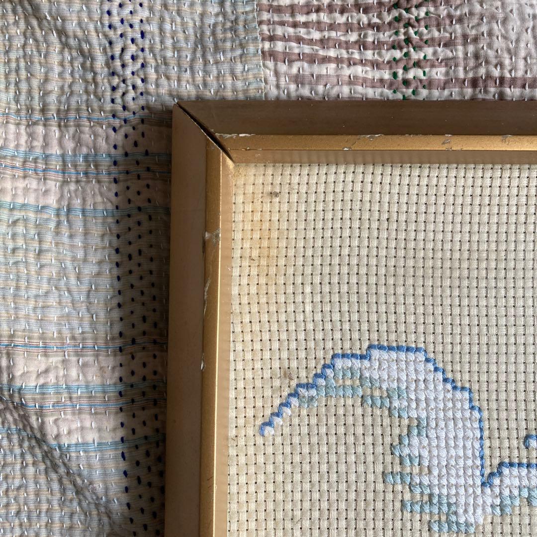 小物入れ 70s Weaving Textile Wall Art