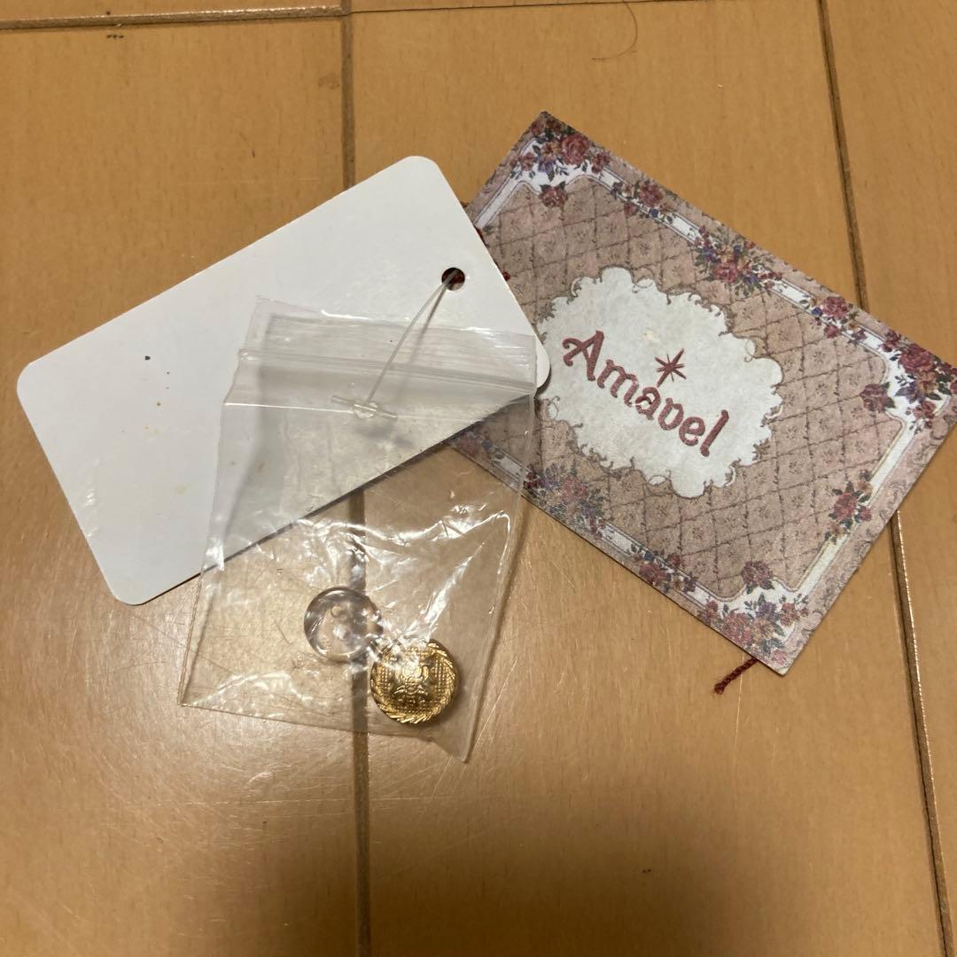 美品　アマベル Amavel 白ブラウス+緑スカート+レース付ボリュームスカート