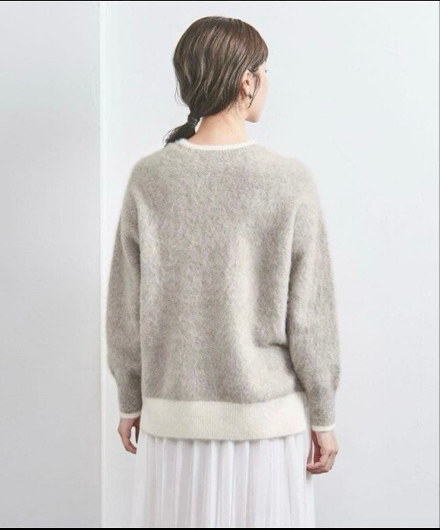 ユナイテッドアローズ　フォックスカシミヤ クルーネックニット 24AW