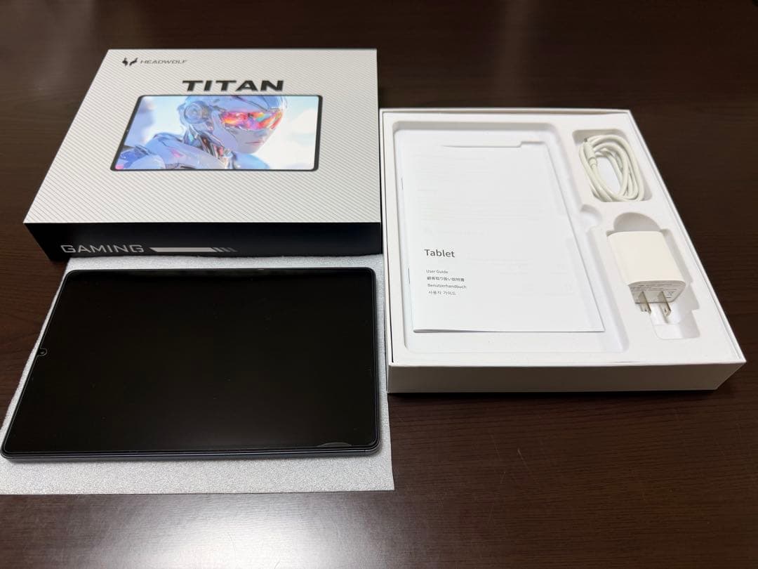 Headwolf Titan1 タブレット【純正ケース、フィルム、指サック付き】