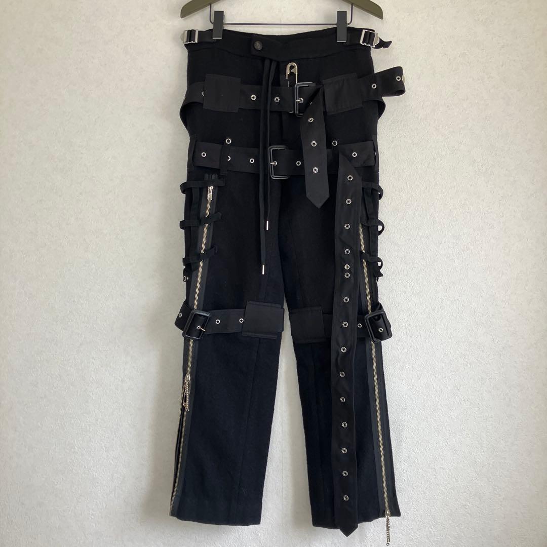 新品　Soloist music staff strapped pant