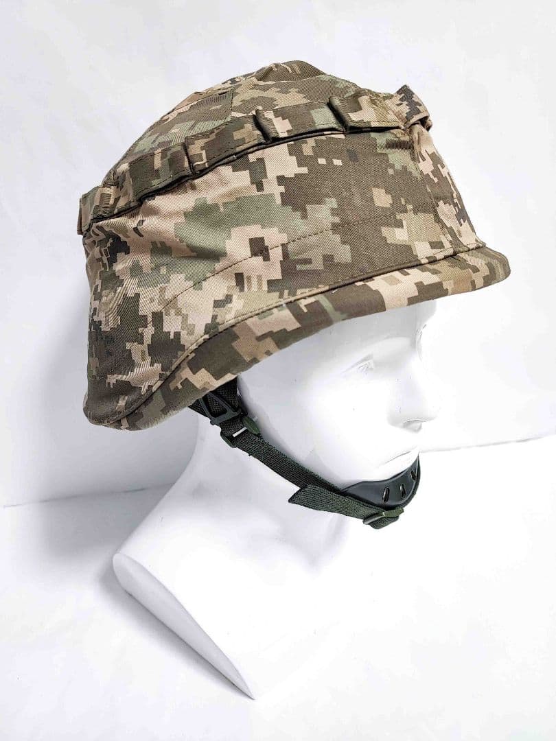 軍 ヘルメット MM14迷彩 ヘルメットカバー スチール製 新品未使用