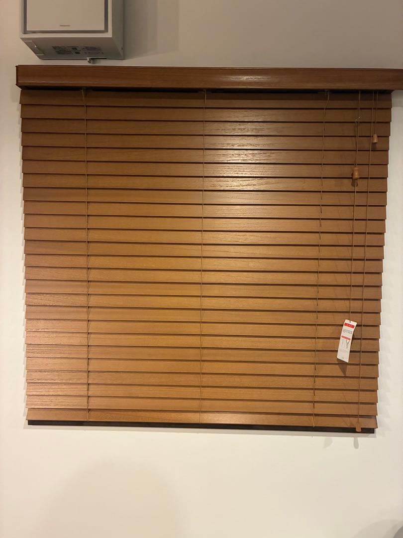 【TUISS DÉCOR】木製ブラインド2個セット　幅1230×丈1170