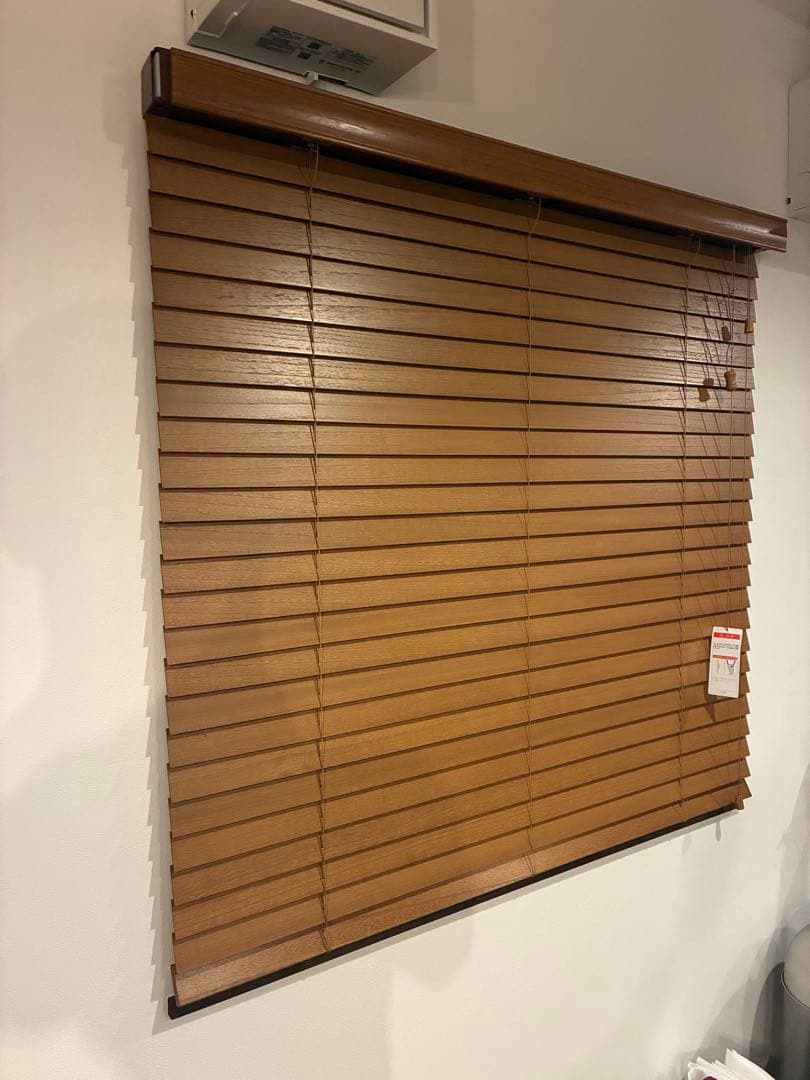 【TUISS DÉCOR】木製ブラインド2個セット　幅1230×丈1170