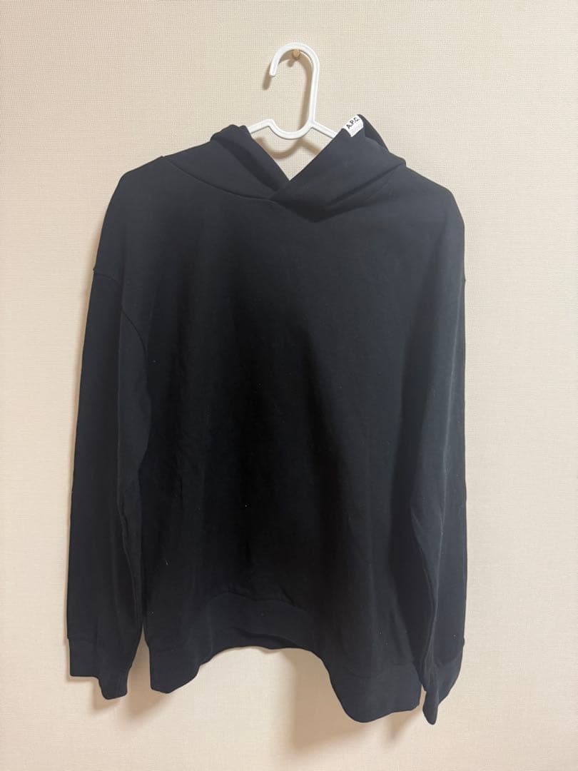 【値下】A.P.C. ブラック フード付きパーカー