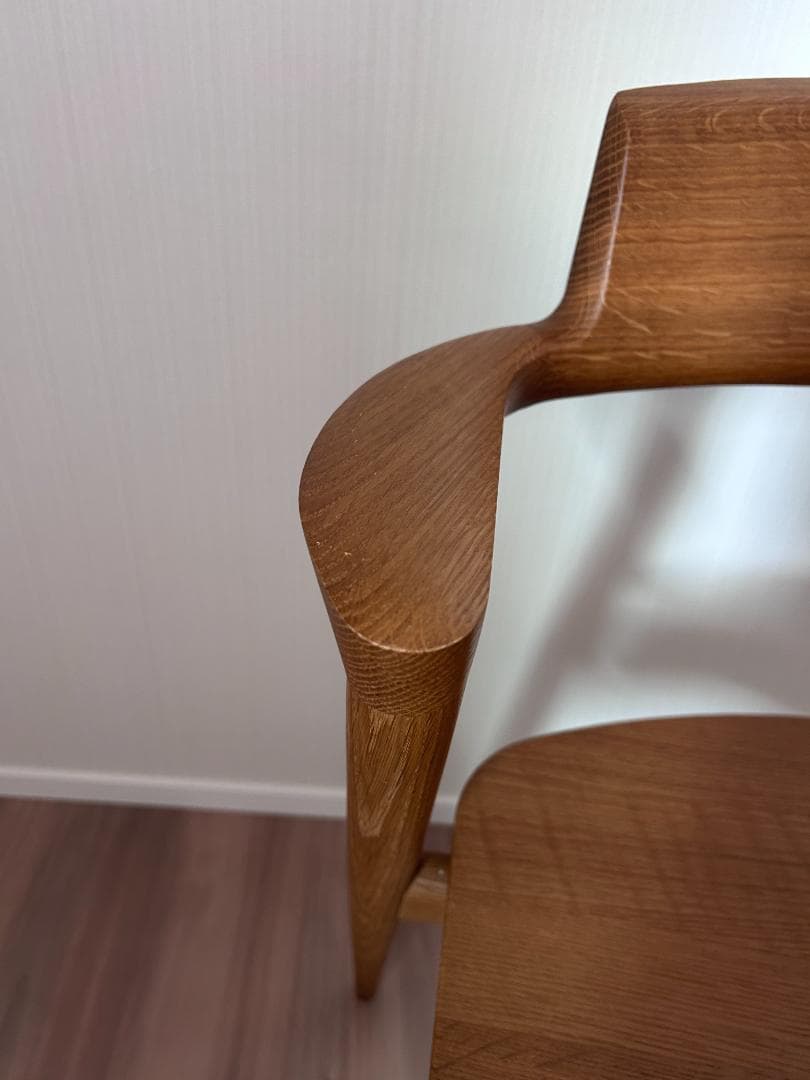 飛騨産業 SEOTO セミアームチェア 2脚目有 N5 板座 座面高45cm①