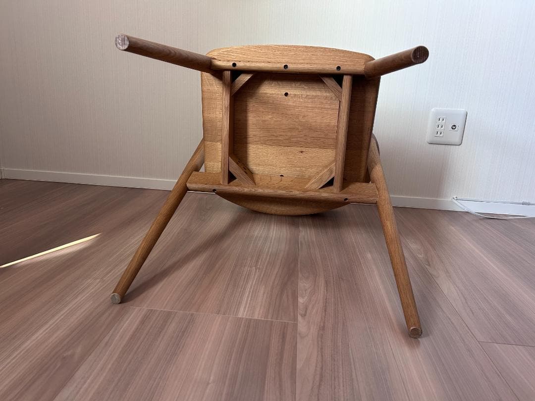 飛騨産業 SEOTO セミアームチェア 2脚目有 N5 板座 座面高45cm①