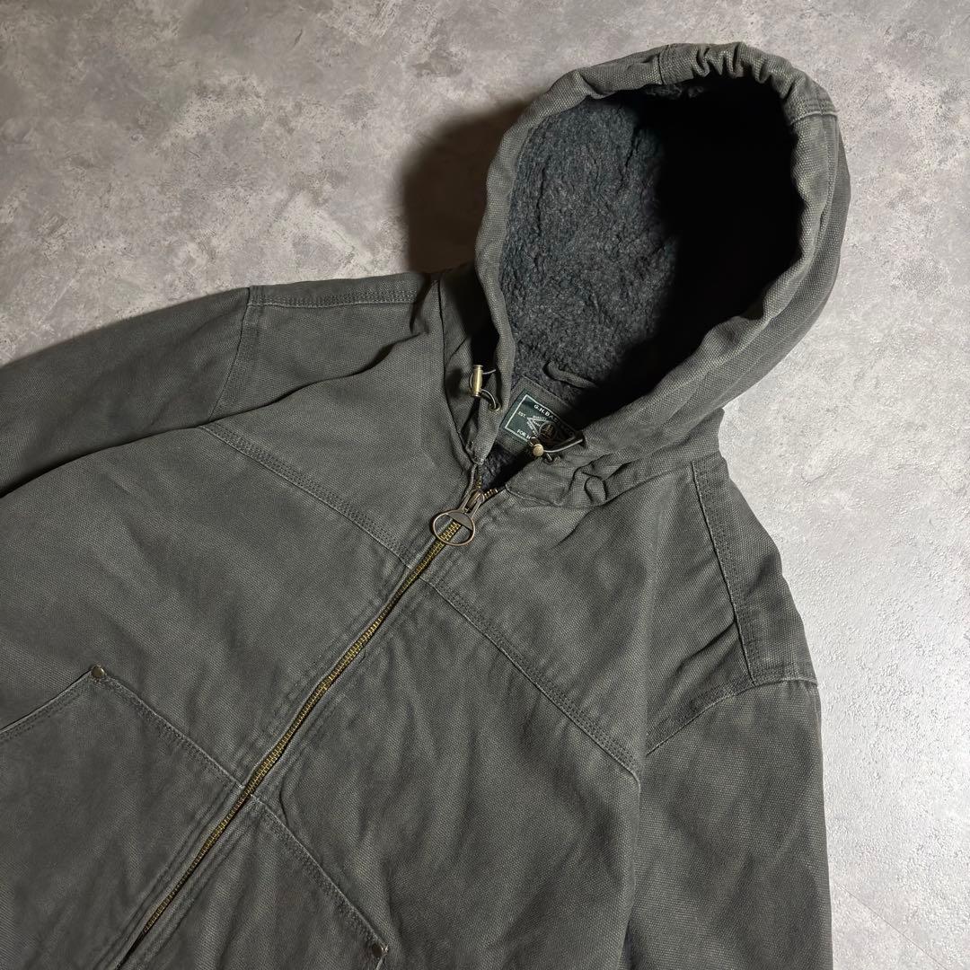 90s G.H.BASS 裏ボア ダック アクティブジャケット モスグリーン