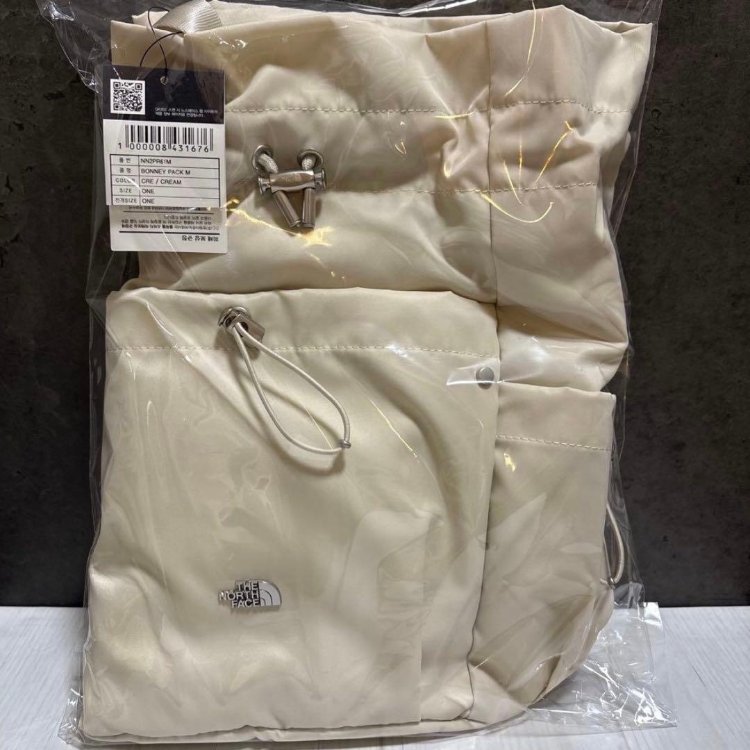 韓国限定❣️ノースフェイス ボニーパック M クリーム 当日発送◎