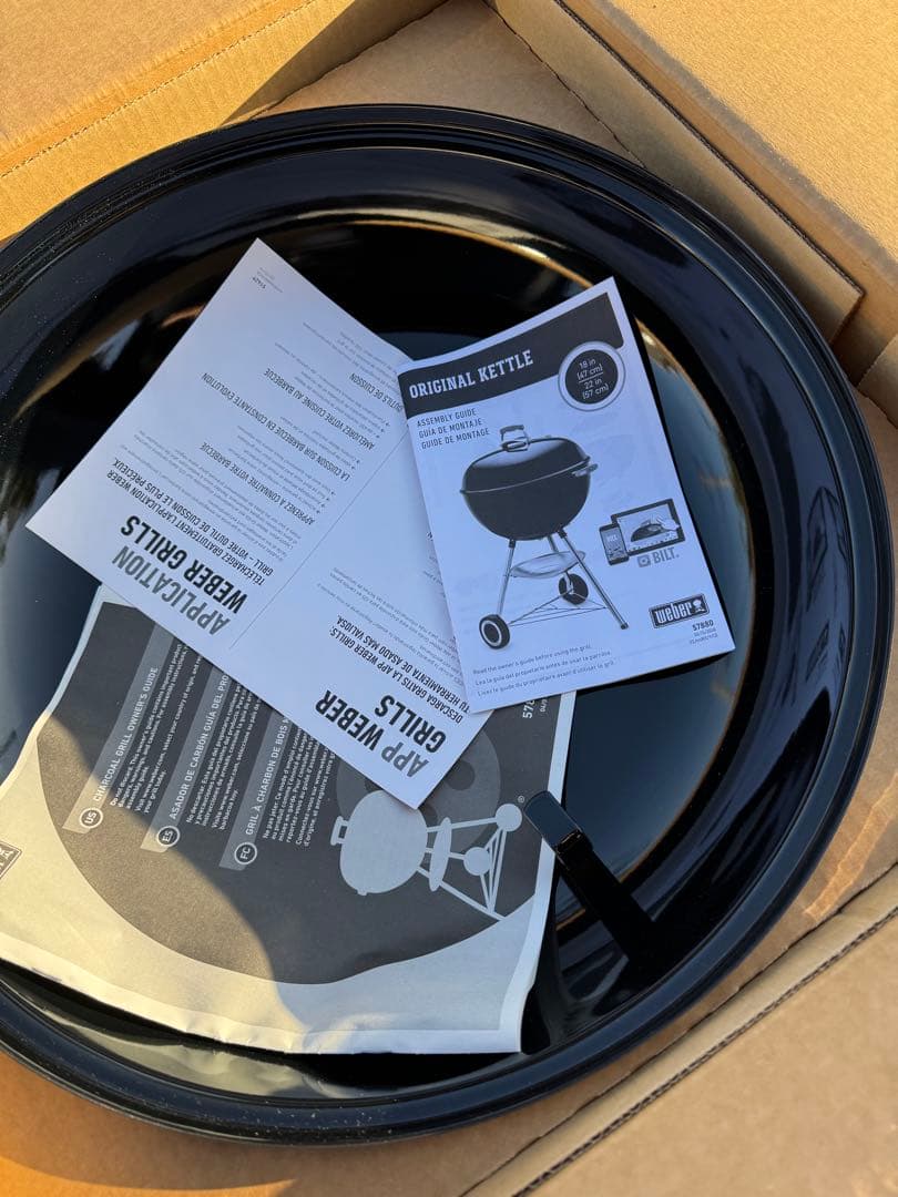 【新品】Weber Original Kettle 18インチ ブラック