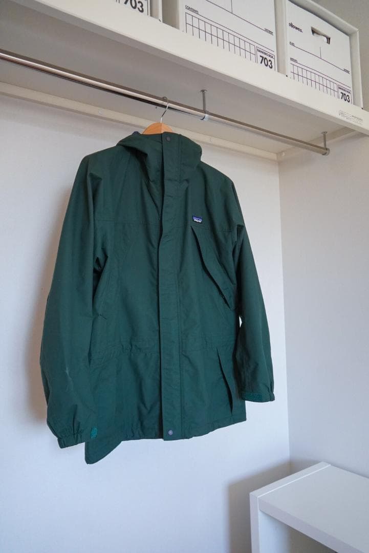90s Patagonia ストームジャケット ハンターグリーン サイズM
