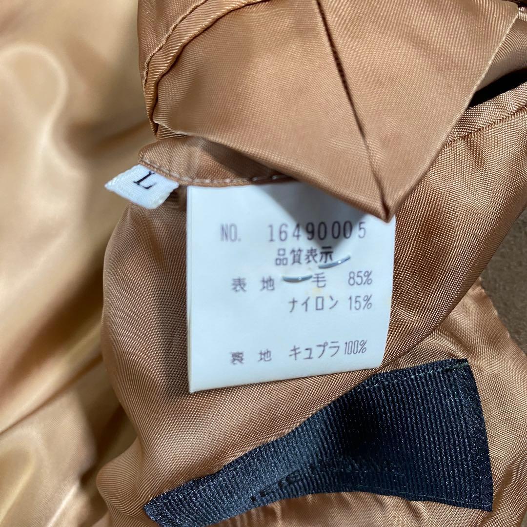 希少⭐︎テットオム イタリア製生地 カシミヤ ステンカラーコート 超ロング丈