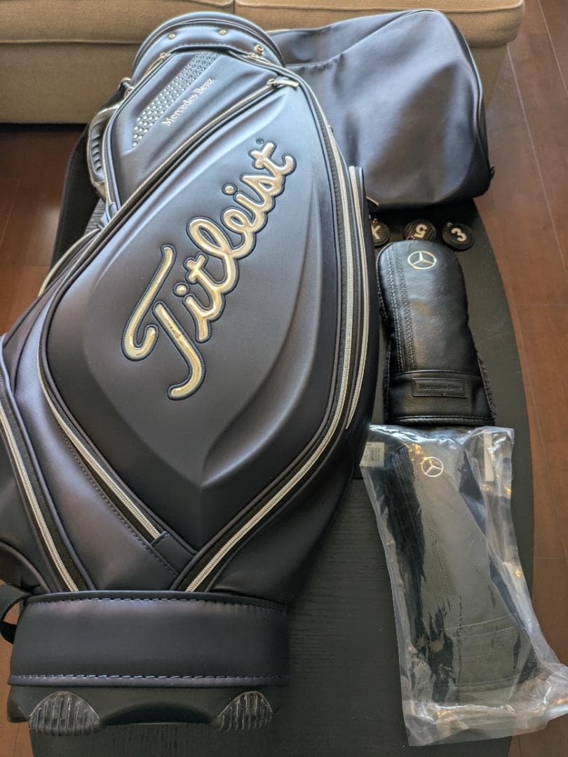 【再値引き】MercedesBenz×Titleist ゴルフバック　セット