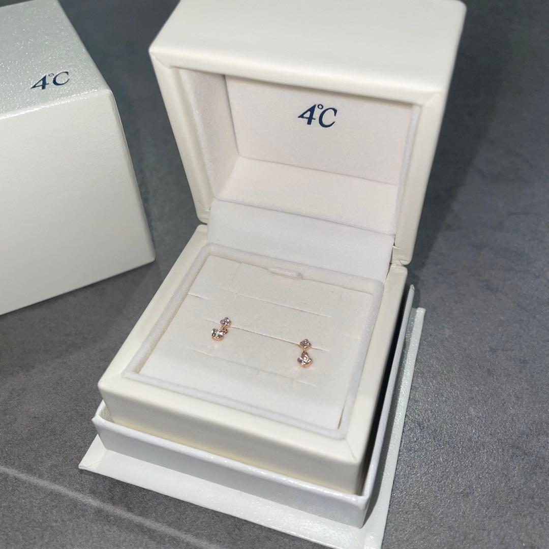 ひ*ん様 【新品】4℃ アクアマリン　ピアス