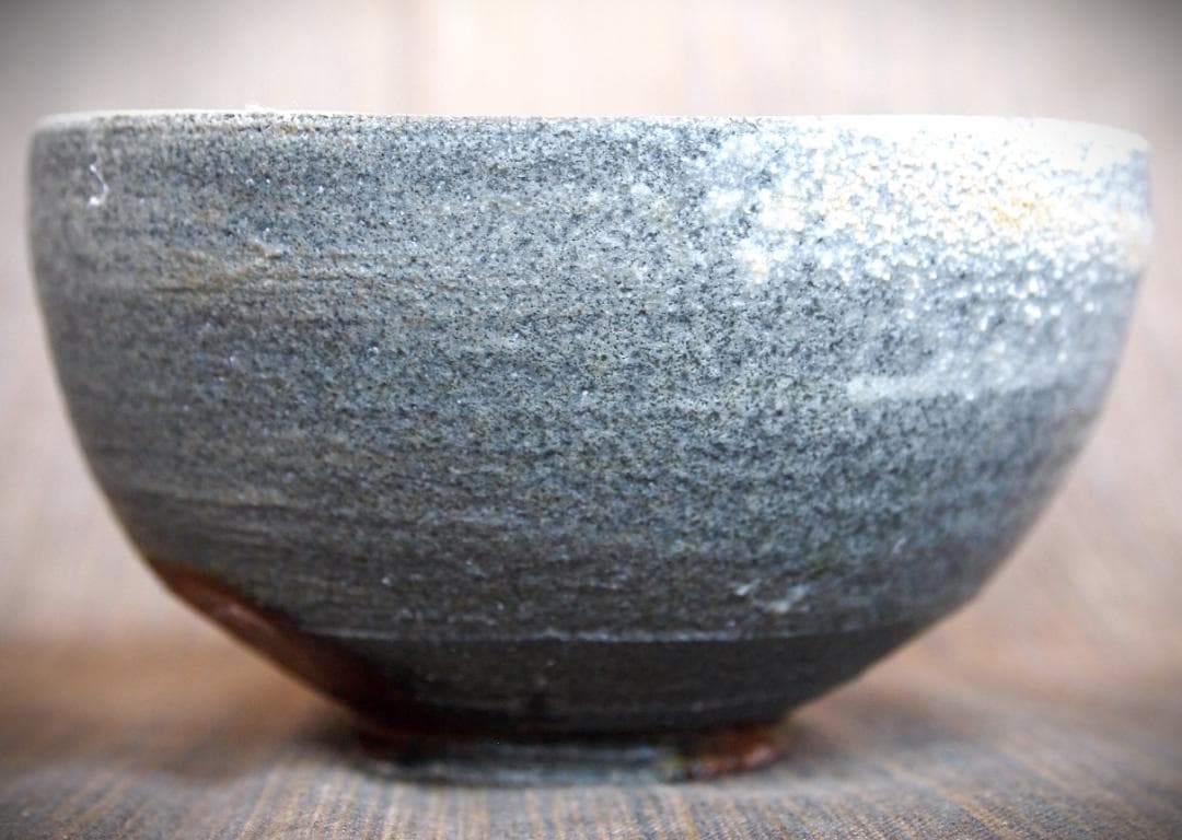 希少作★鯉江明【父＆師：鯉江良二】St. JOHN手茶碗B★共箱