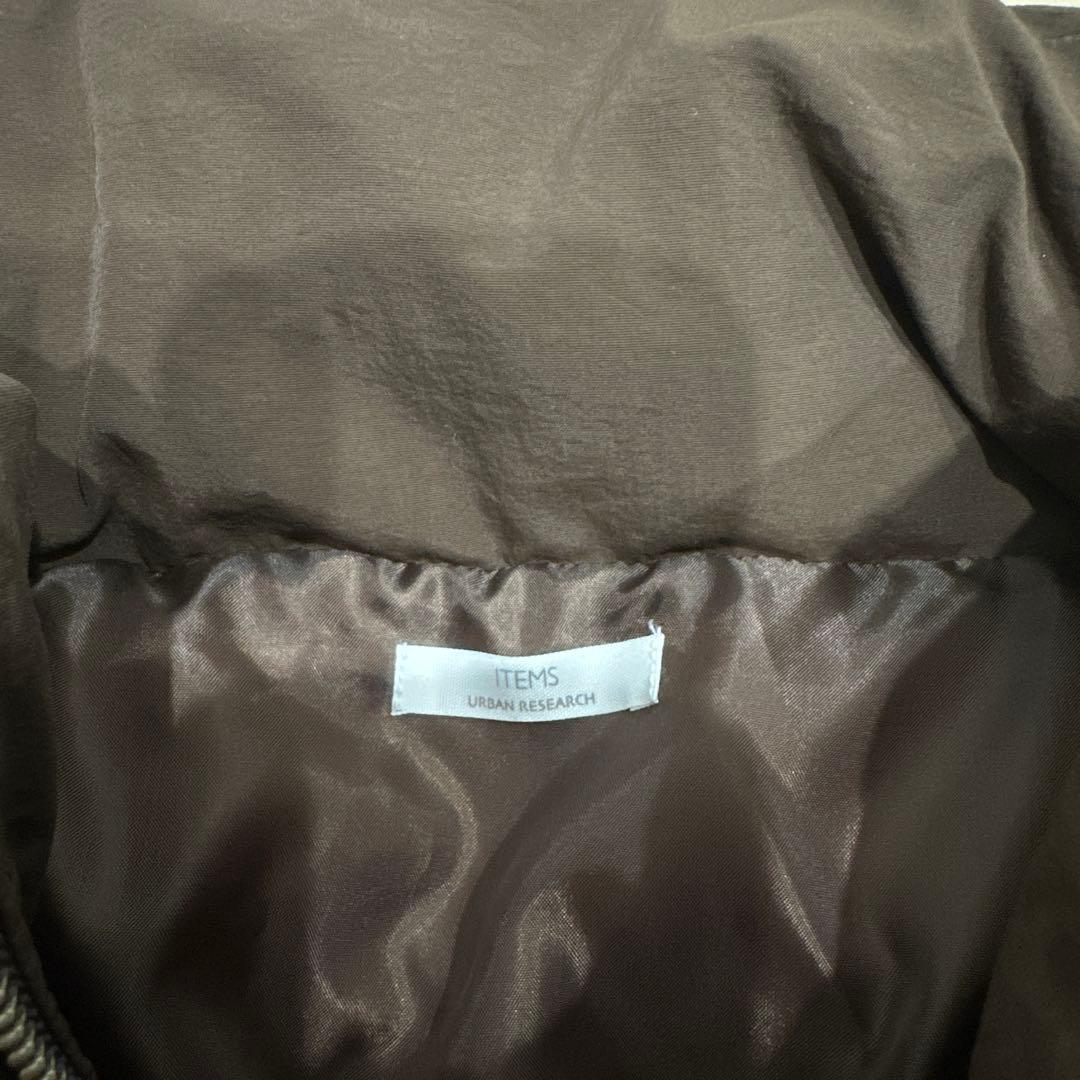 美品　アーバンリサーチアイテムズ＊ダウンジャケット　ブラウン