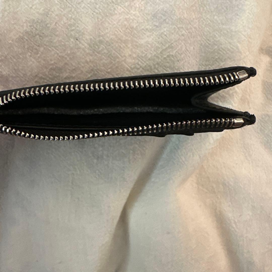 CELINE ブラックレザー カードケース　財布
