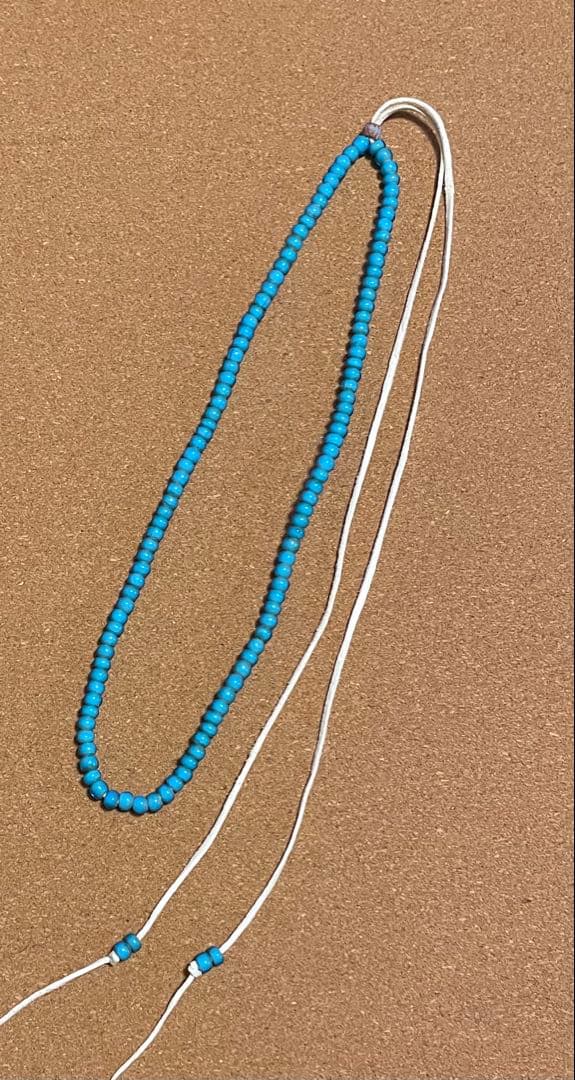 特別割引！アンティーク　ホワイトハーツ　ターコイズカラー