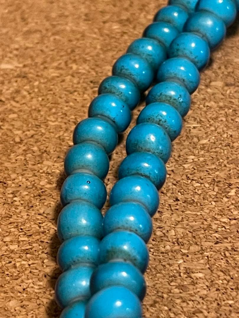 特別割引！アンティーク　ホワイトハーツ　ターコイズカラー