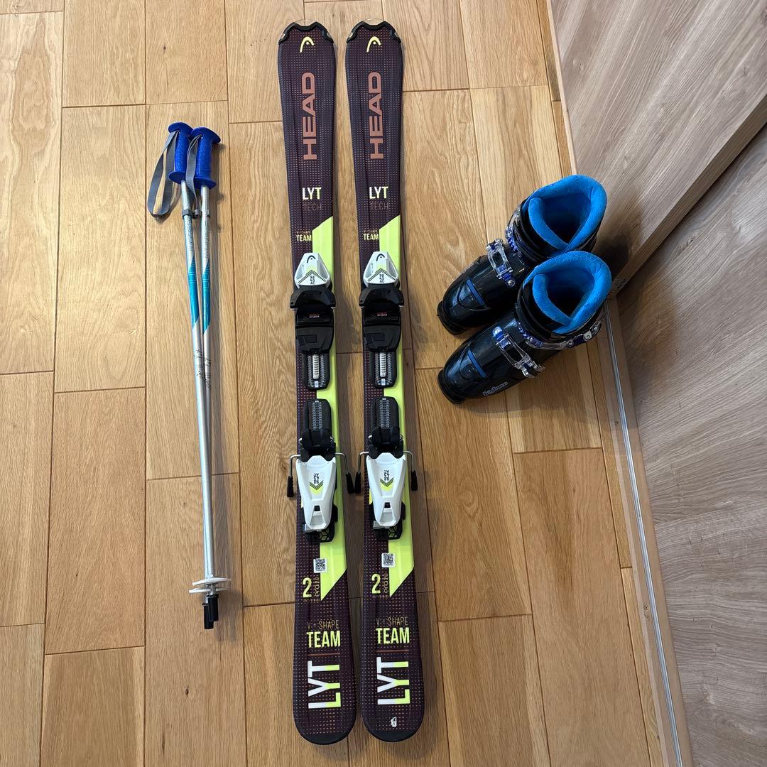 HEAD（ヘッド） ジュニア用スキー 4点セット！美品