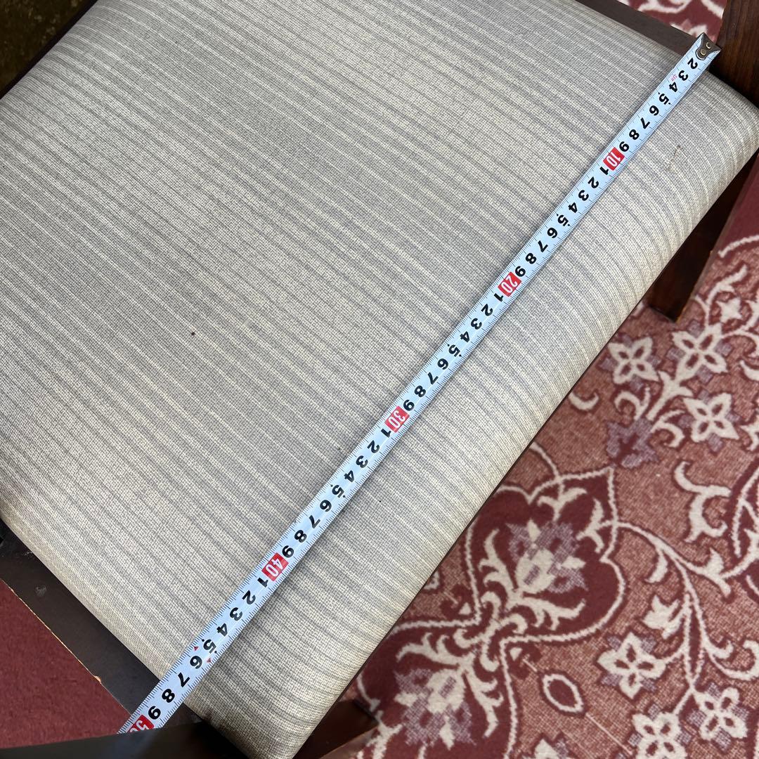 ビンテージ古家具◾️木製 肘掛けアームチェア ロビーチェア 椅子 イス チェア A