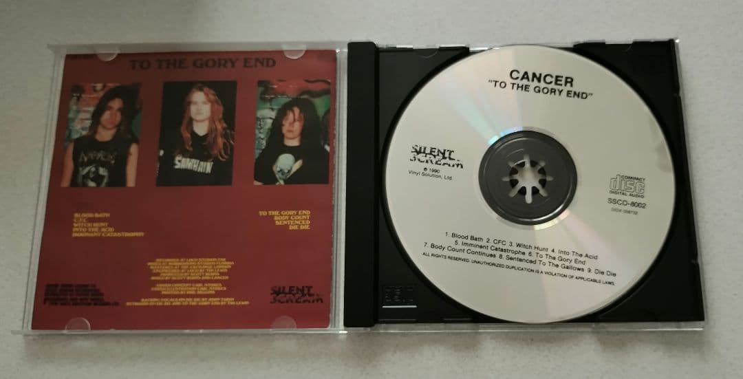 洋楽 CANCER - TO THE GORY END