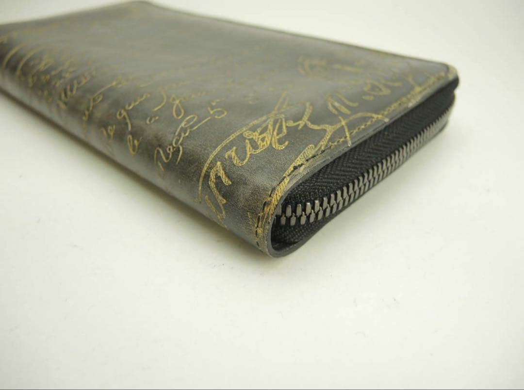 極美品　ベルルッティ　イタウバ バーティカル　ITAUBA ダブルスタンプ希少