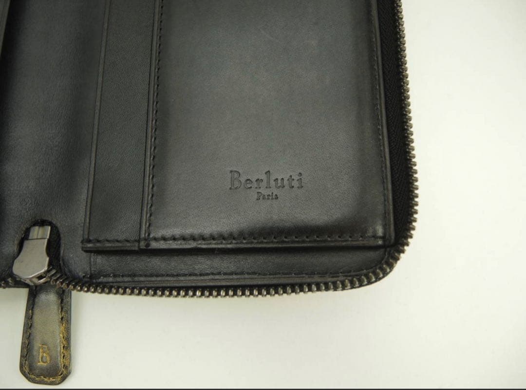 極美品　ベルルッティ　イタウバ バーティカル　ITAUBA ダブルスタンプ希少