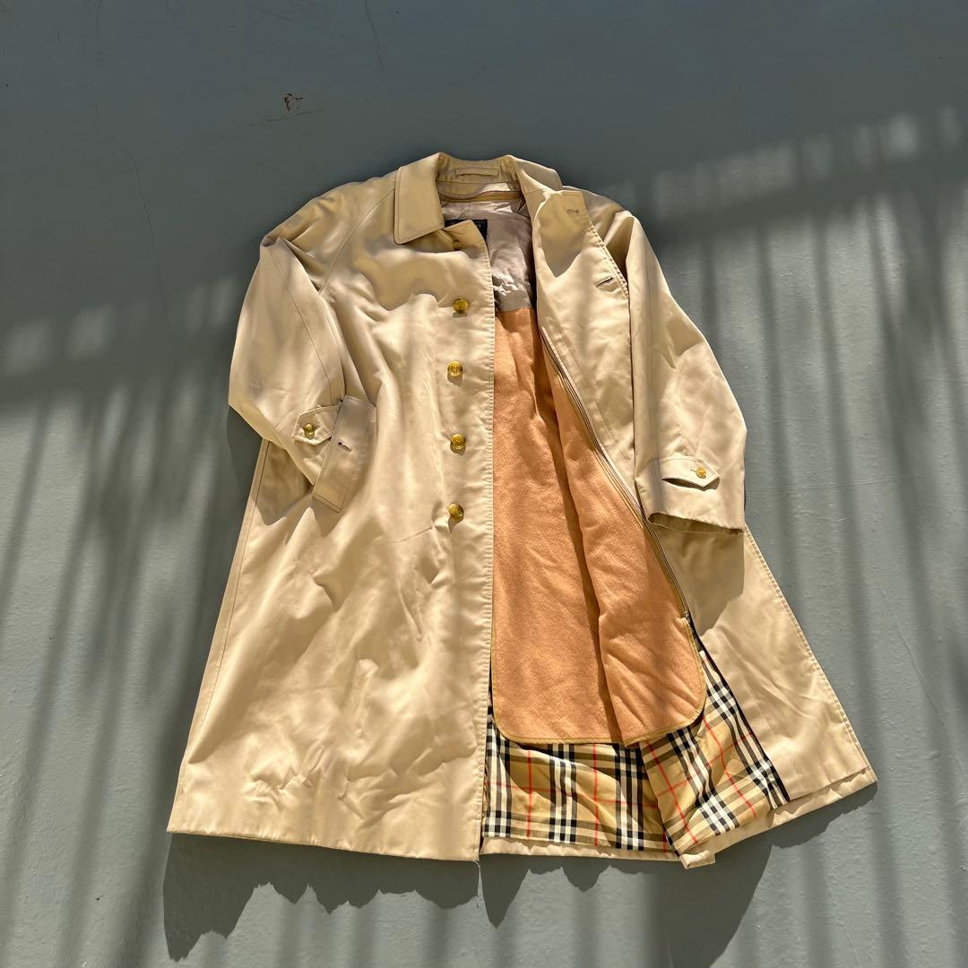 80~90s Burberrys ステンカラーコート ベージュ