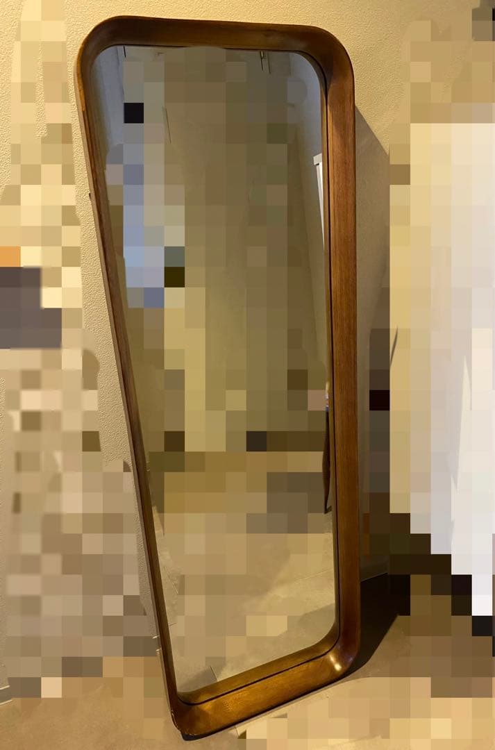 kurve クルベ　レクタングルミラー　姿見　北欧風　ナチュラル　鏡　木枠