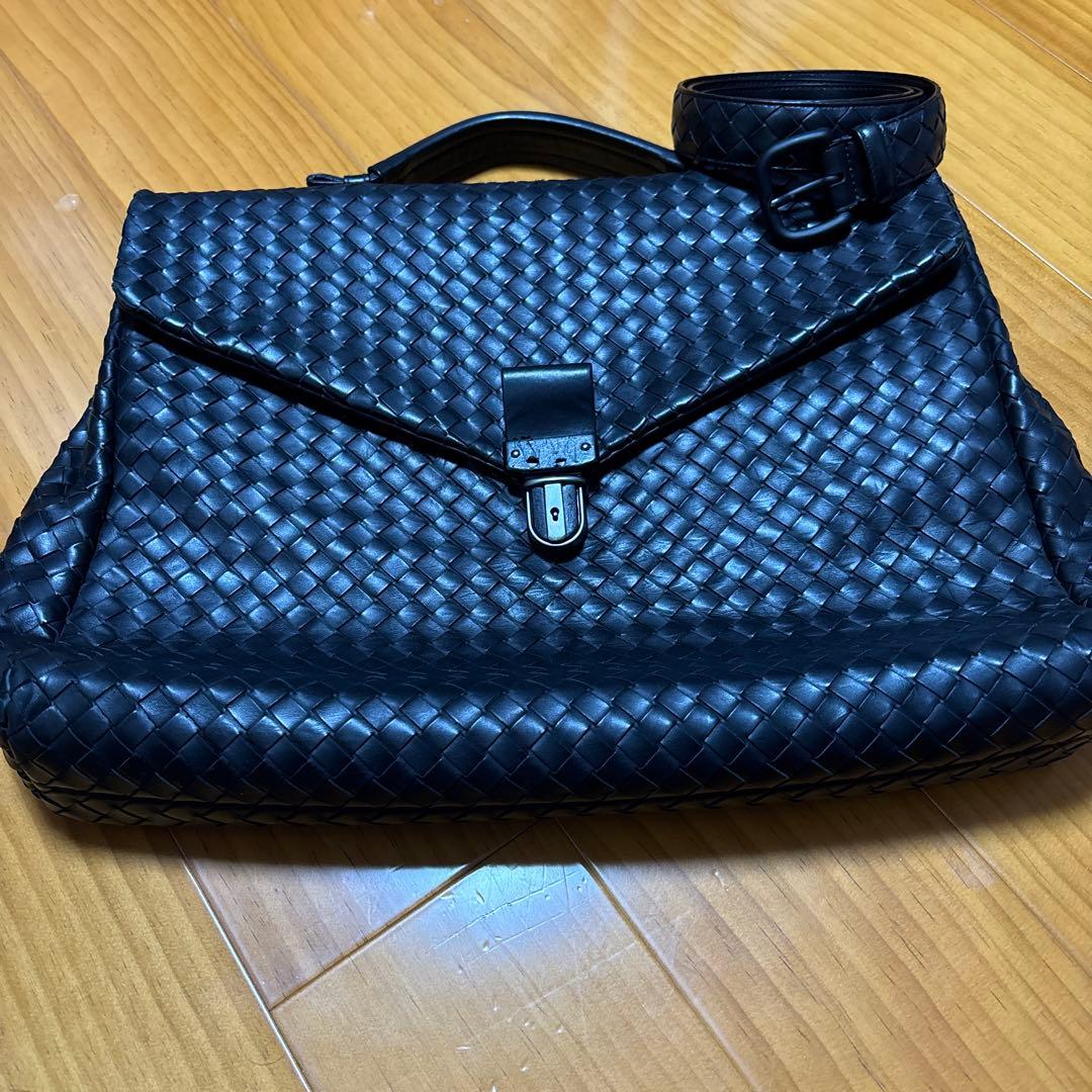 BOTTEGAVENETA 新品未使用メンズベルト　初期型良品バック２点セット