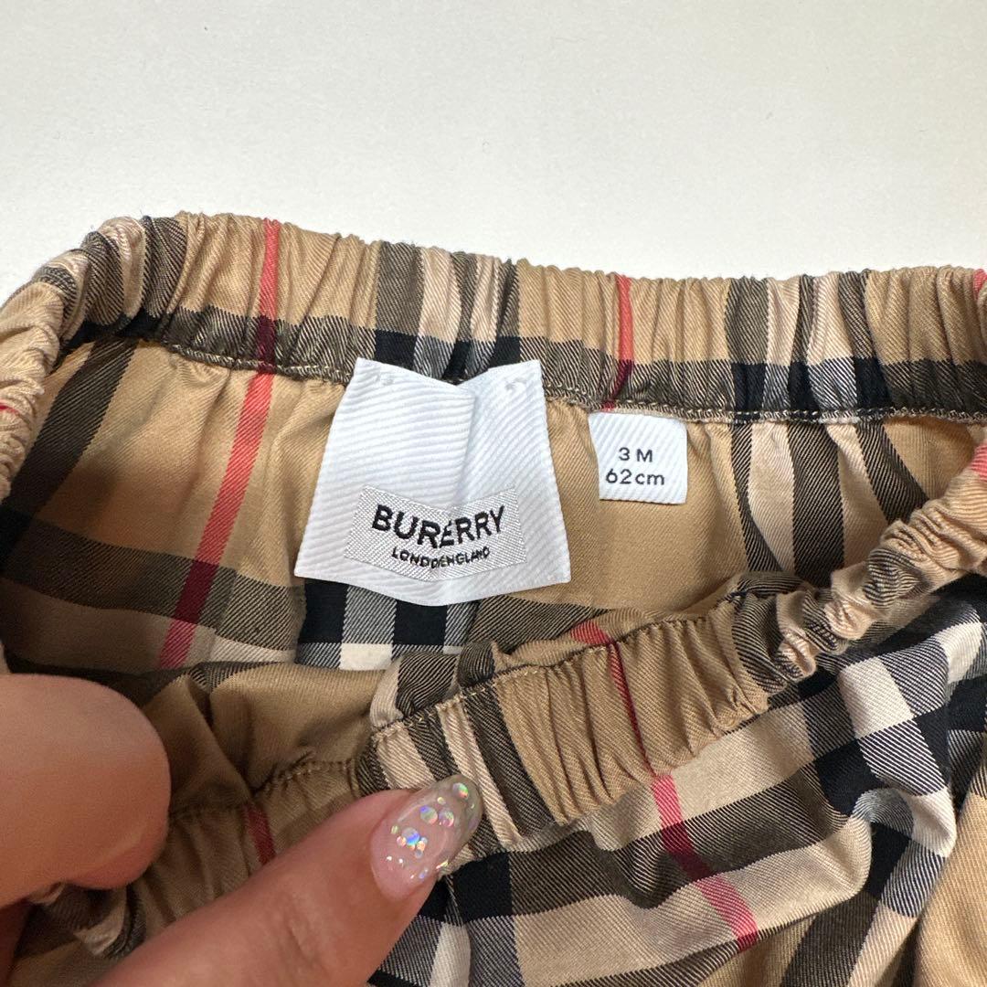 s様【美品】BURBERRY ワンピース　パンツセット62 ノバチェック現行タグ