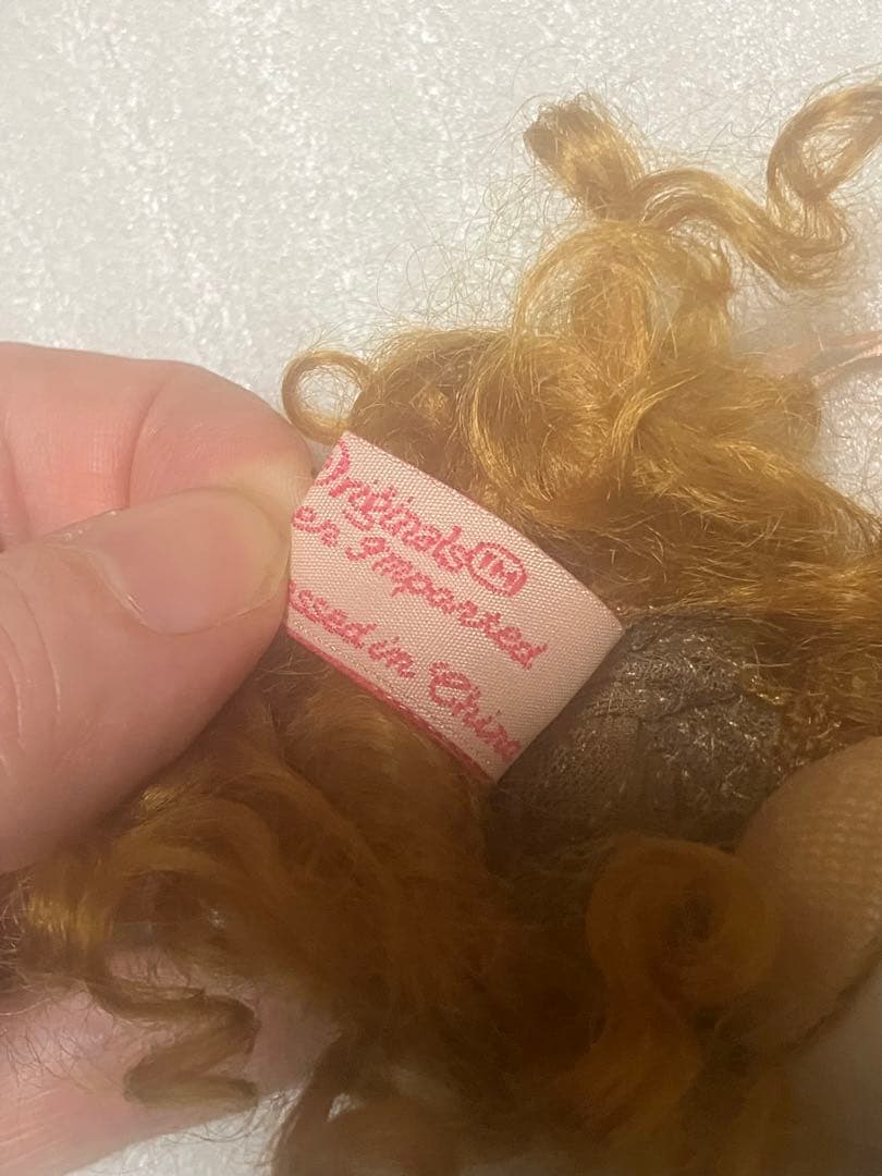 ビスクドール　アンティークのコレクション用磁器人形 (Kemper かつら)