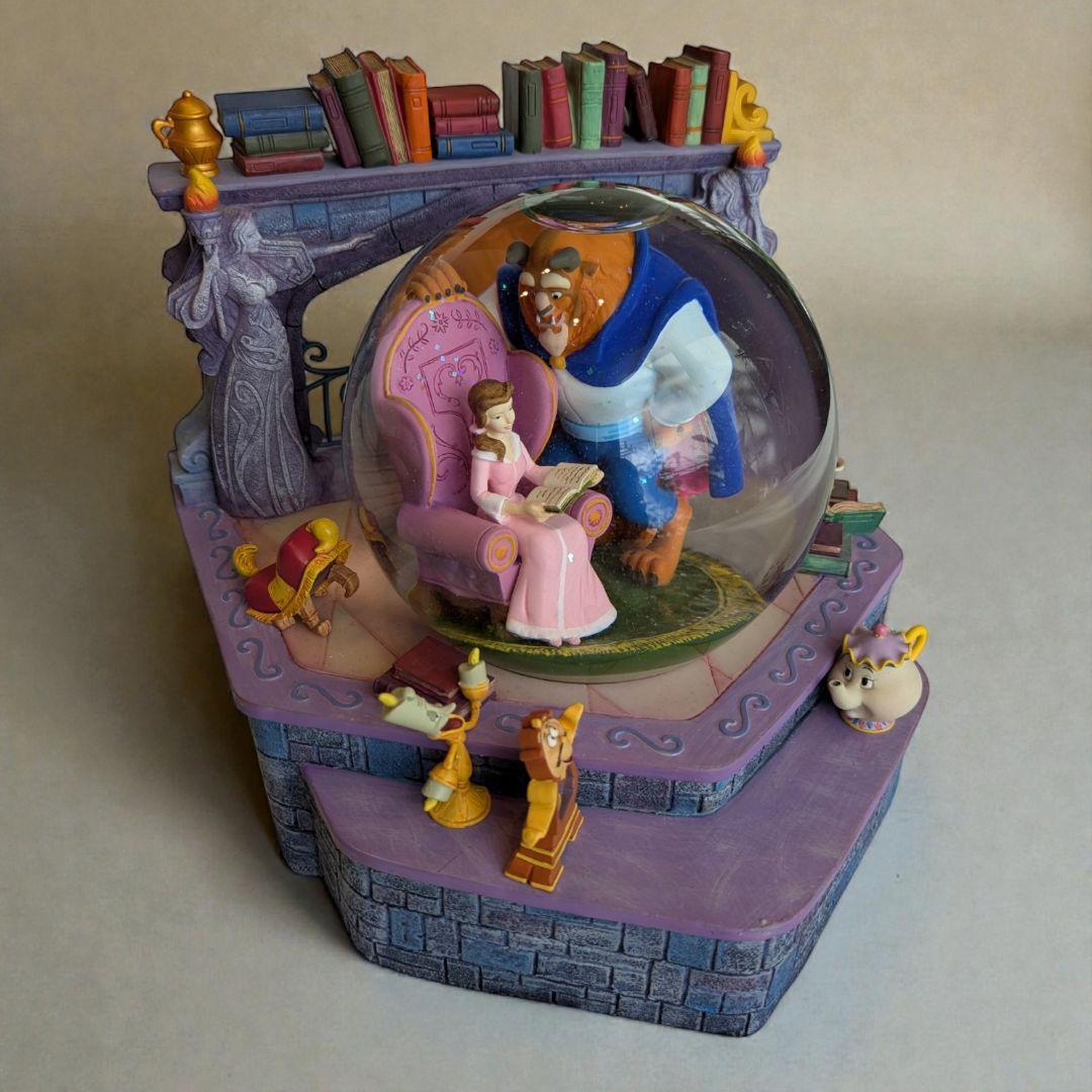 【スノードーム】美女と野獣 オルゴール付き