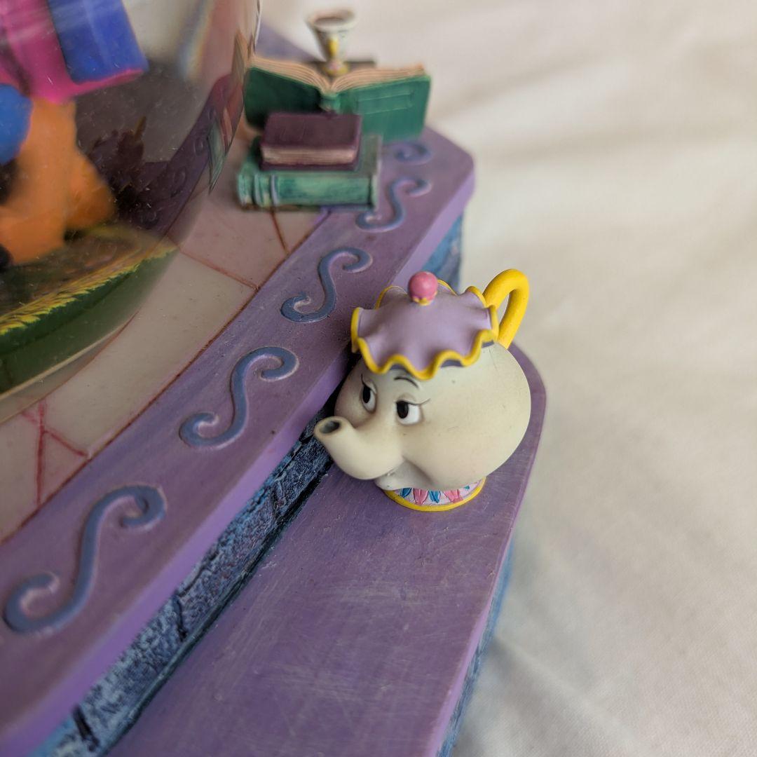 【スノードーム】美女と野獣 オルゴール付き