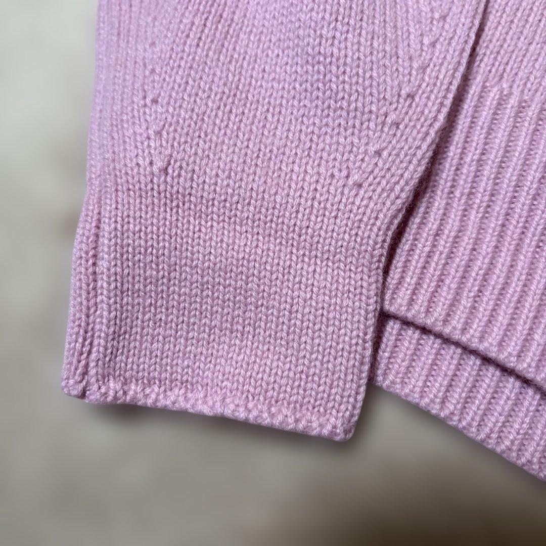 新品未使用 タグ付き23区 ニット カシミヤ 羊毛 size38 ピンク 春色