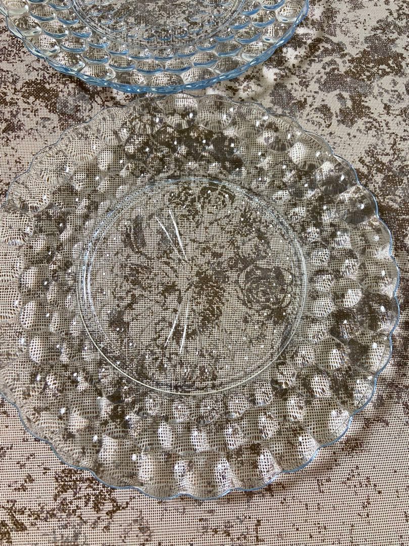 ファイヤーキングバブル サファイア カップ&ソーサー&ディナープレート 3セット