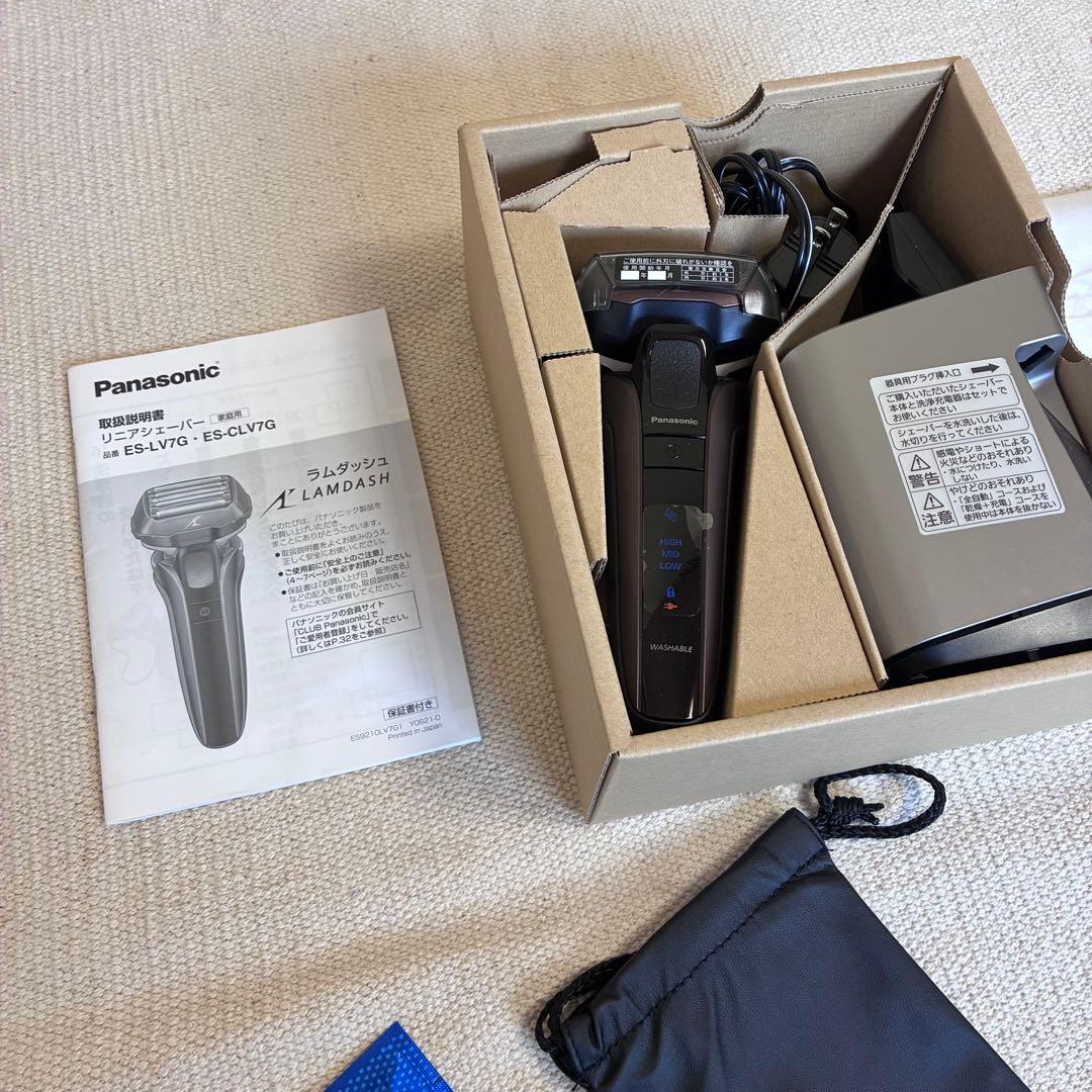Panasonic ラムダッシュ 電気シェーバー（ES-CLV7G）