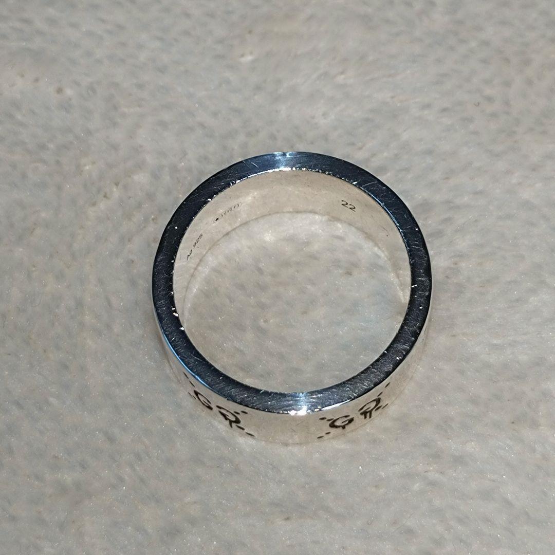 ■GUCCI ゴーストリング　スカル　シルバー925 22号　グッチ　指輪